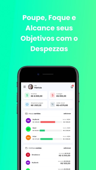 Despezzas: Controle Financeiro — captura
